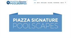 Desktop Screenshot of piazzapoolscapes.com